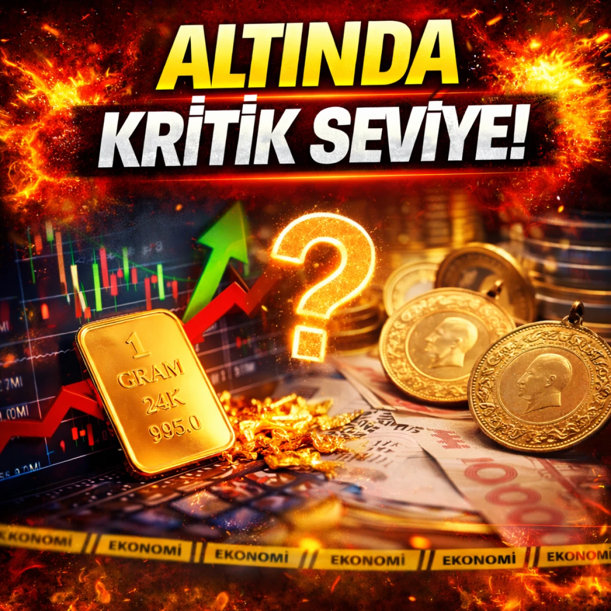 Altın Fiyatlarında Dalgalı Seyir!