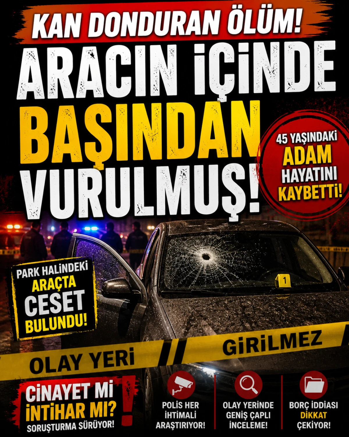 Park Halindeki Ara&ccedil;ta &Ouml;l&uuml; Bulundu! Sır Perdesi Aralanıyor