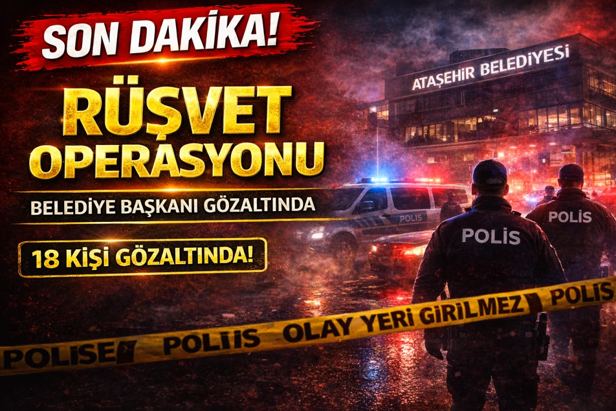 Ataşehir Belediyesi&rsquo;ne r&uuml;şvet operasyonu: Başkan g&ouml;zaltında