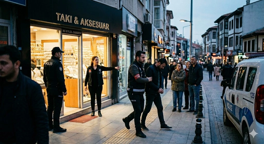 Eskişehir&rsquo;de Bijuteri Mağazasında Kan Donduran Rezillik: Sapık Tutuklandı!