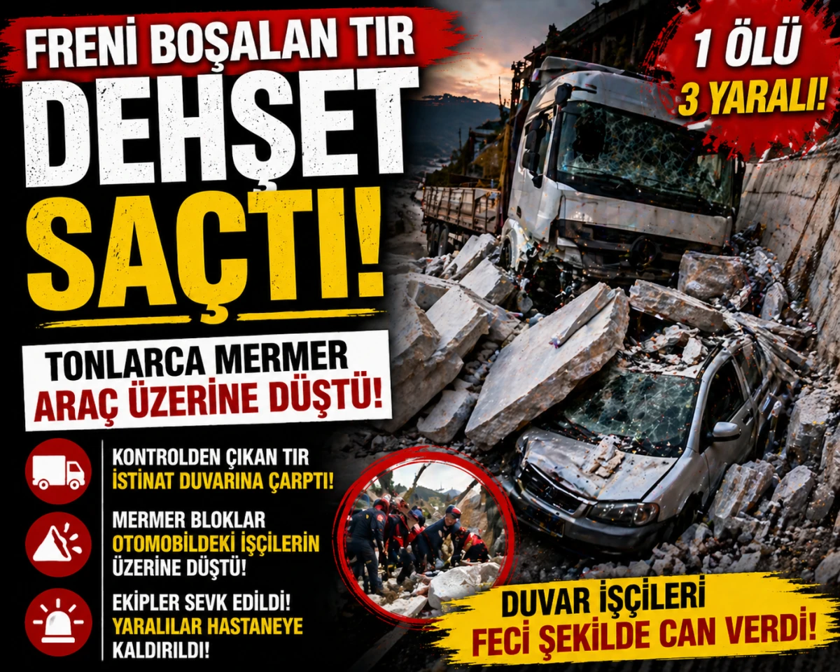 Freni Boşalan TIR Dehşet Sa&ccedil;tı!