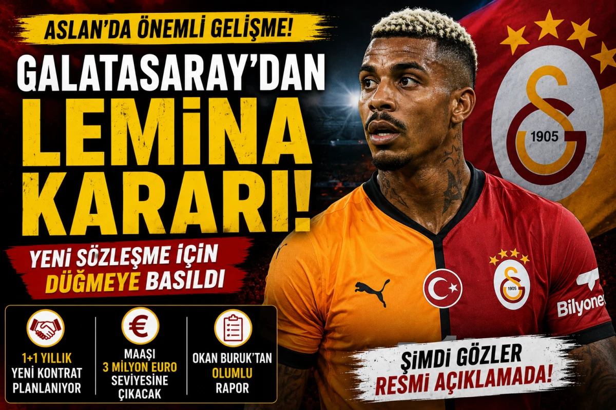 Galatasaray&rsquo;dan Lemina Kararı! Yeni S&ouml;zleşme İ&ccedil;in D&uuml;ğmeye Basıldı