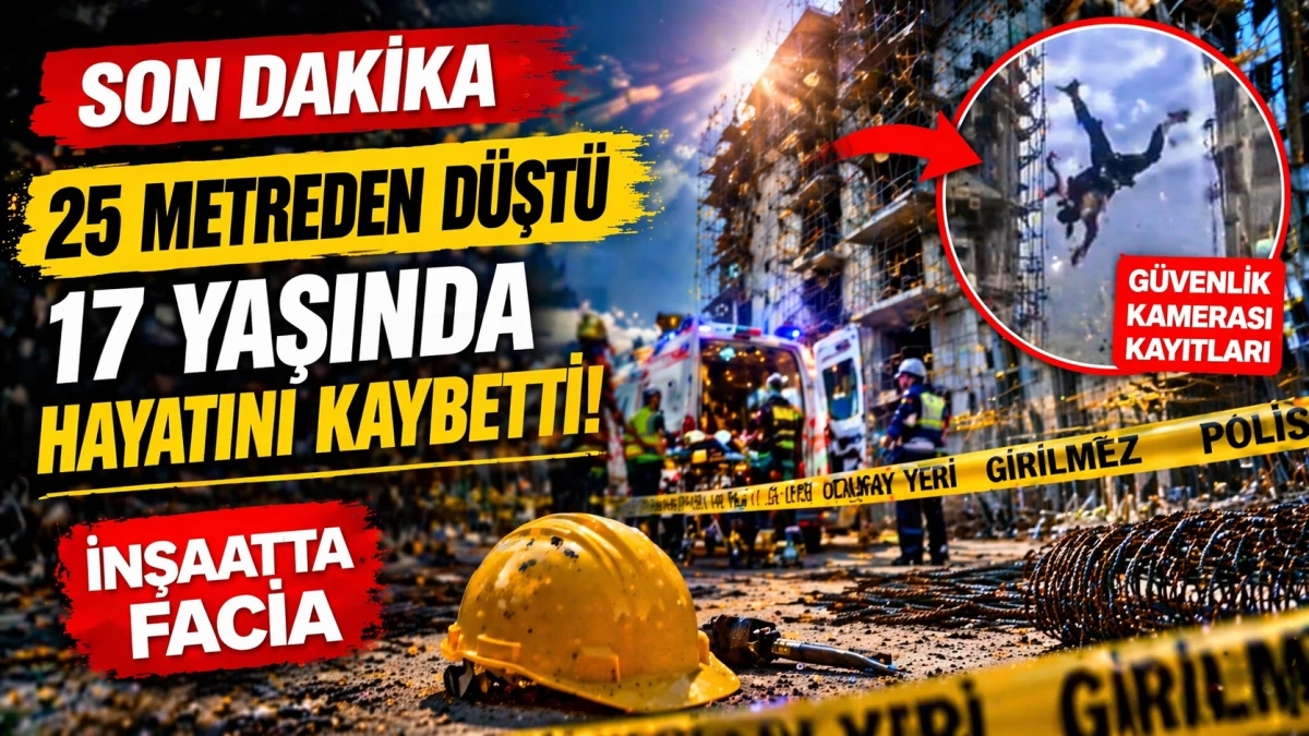 İnşaatta feci kaza: 17 yaşındaki stajyer kurtarılamadı