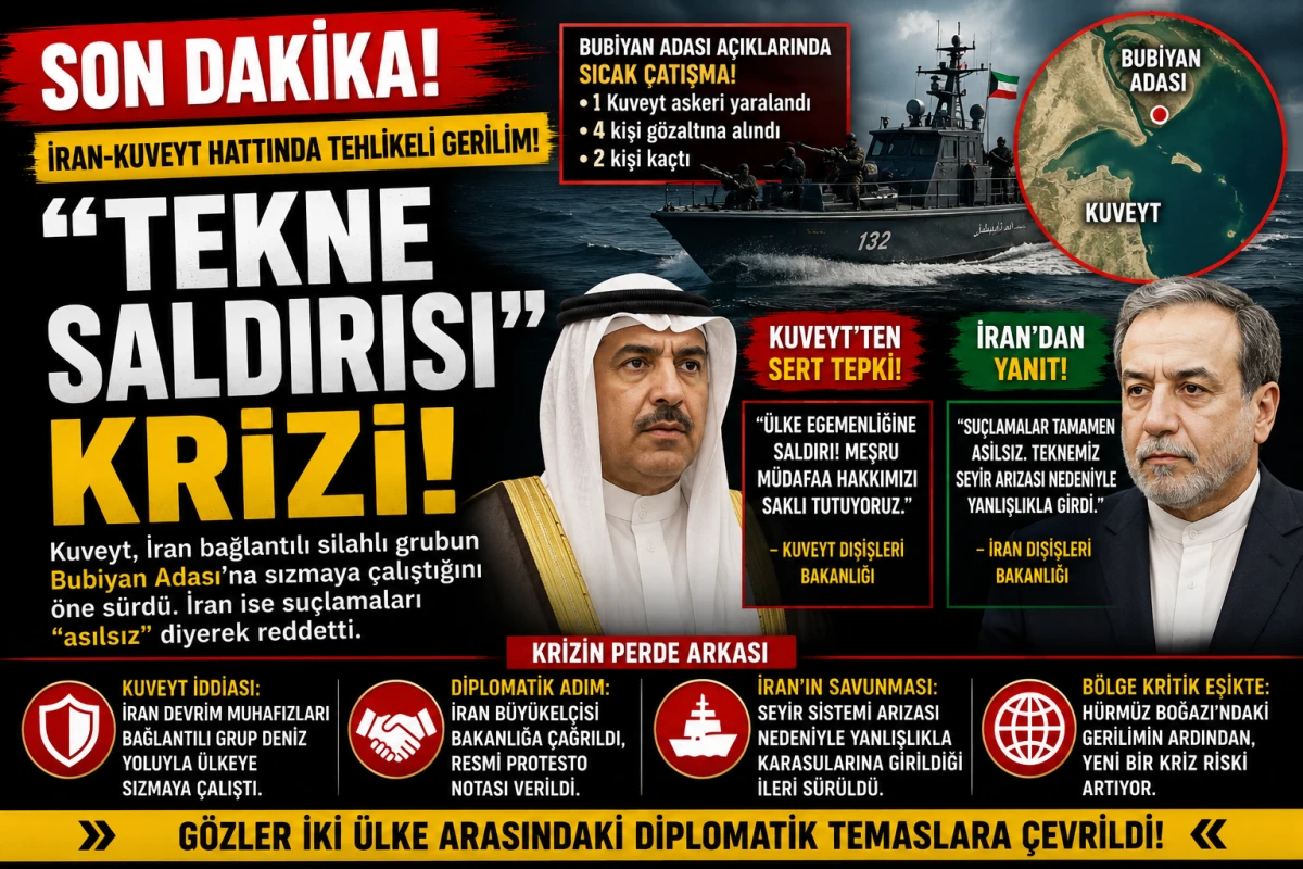 İran-Kuveyt Hattında Tehlikeli Gerilim! &ldquo;Tekne Saldırısı&rdquo; Krizi