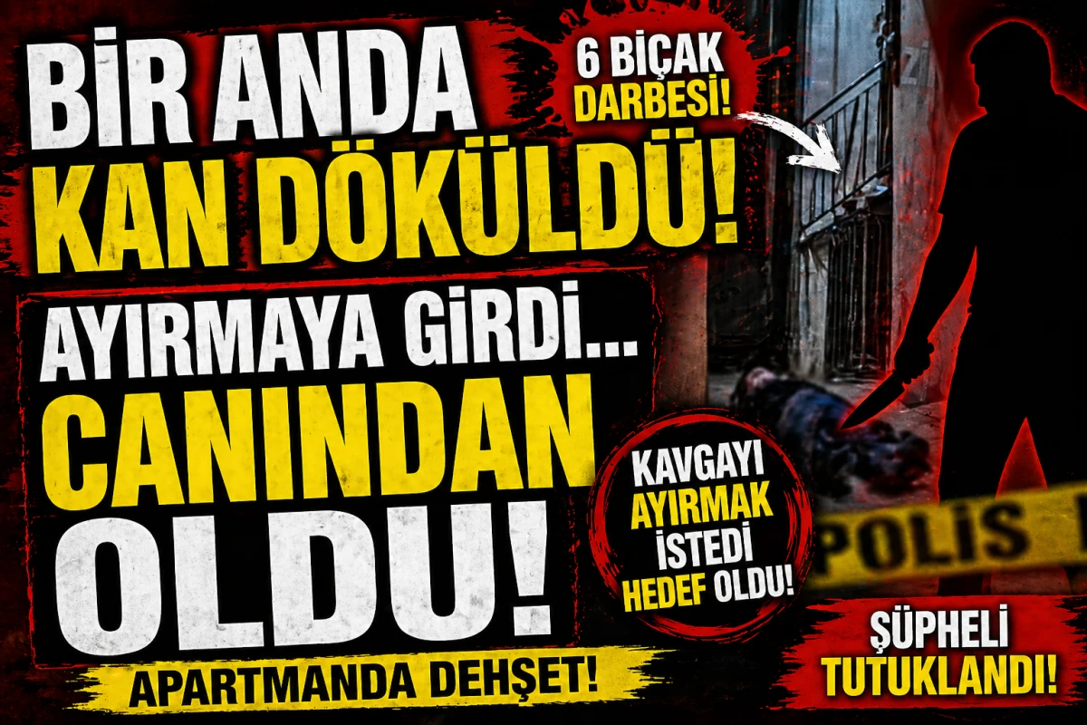 Kavgayı Ayırmak İstedi&hellip; Hayatını Kaybetti!