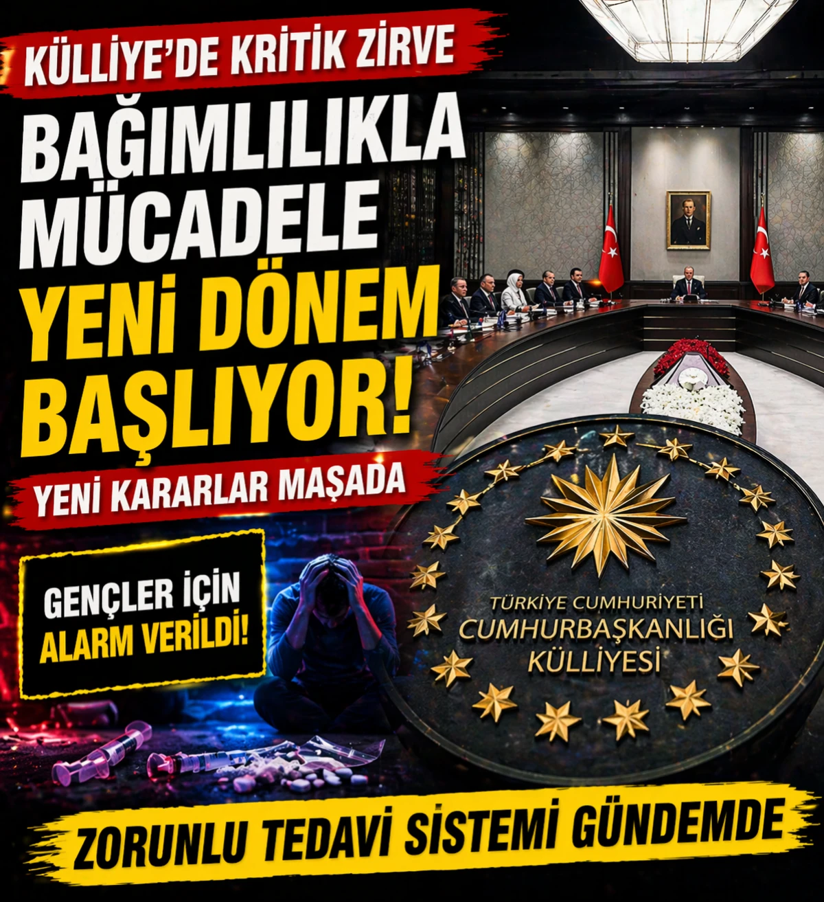 K&uuml;lliye&rsquo;de Kritik Zirve! Bağımlılıkla M&uuml;cadelede Yeni D&ouml;nem Başlıyor