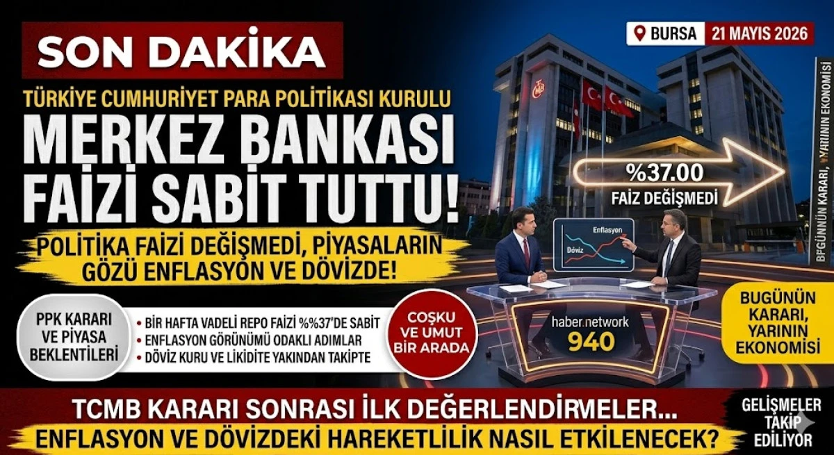 Merkez Bankası Faizi Sabit Tuttu: Piyasaların G&ouml;z&uuml; Enflasyon ve D&ouml;vizde
