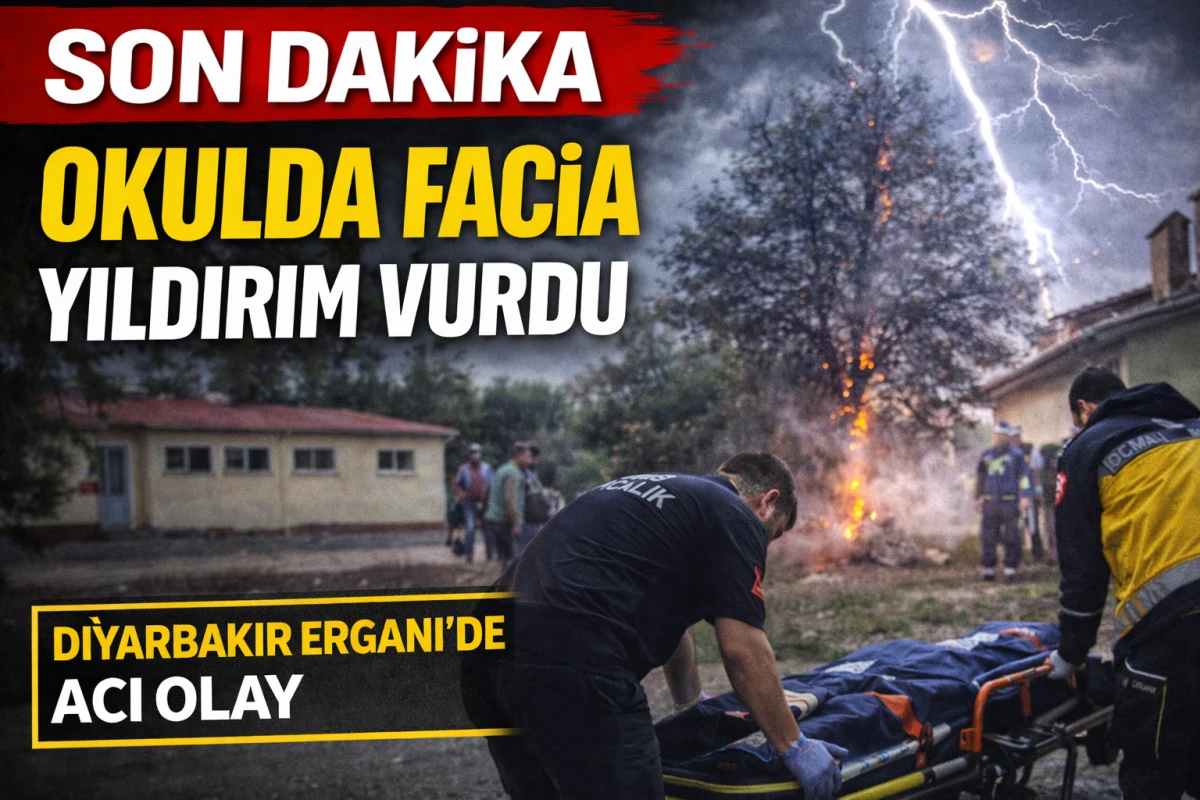 Okulda korkun&ccedil; olay! Yıldırım d&uuml;şt&uuml;, 2 &ccedil;ocuk hayatını kaybetti