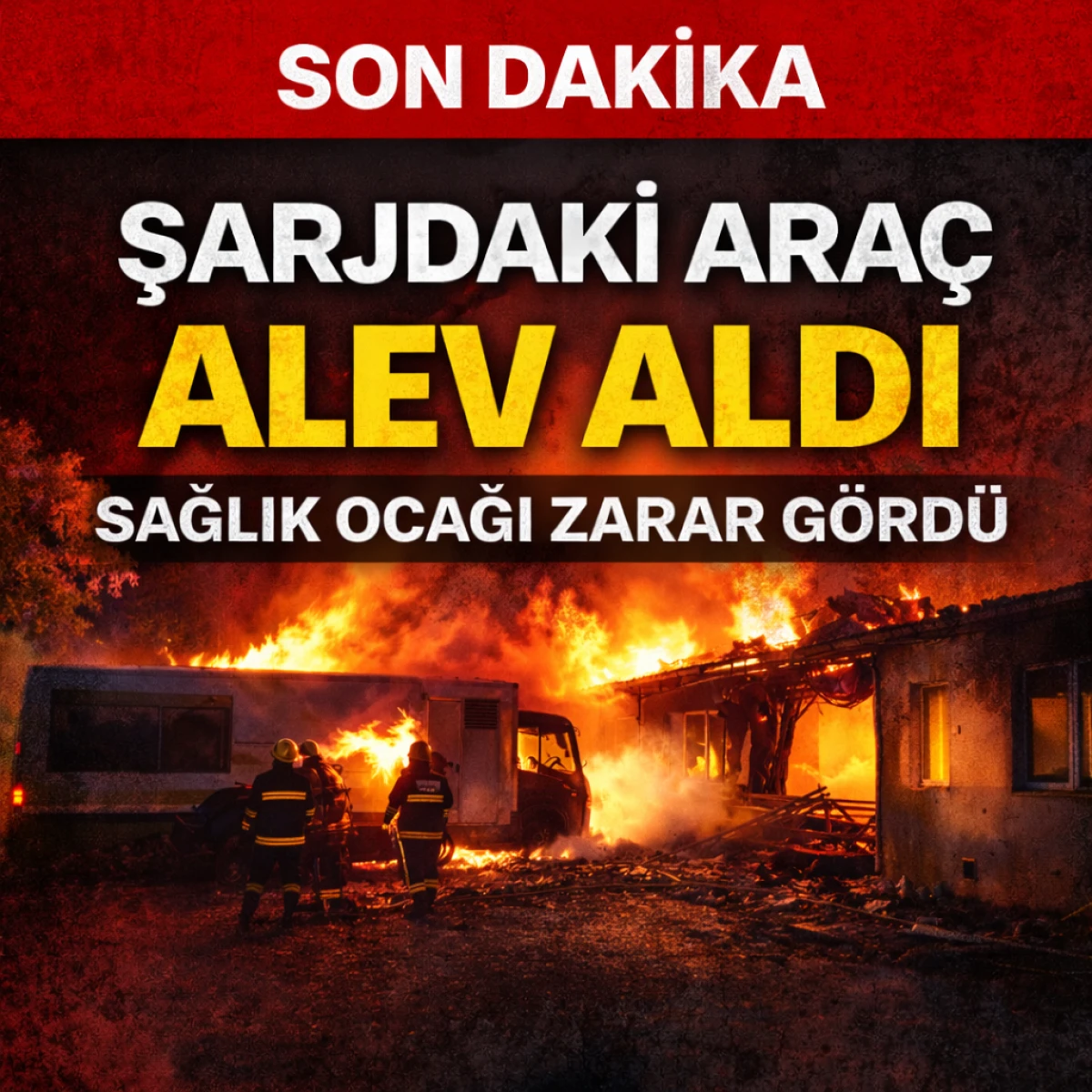 Sağlık Ocağında Korkutan Yangın! Ara&ccedil; K&uuml;l Oldu, Bina Zarar G&ouml;rd&uuml;