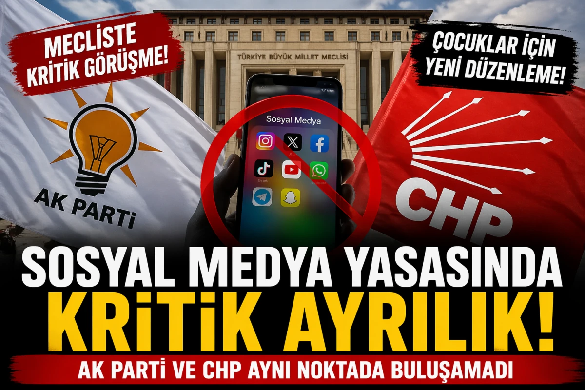 Sosyal Medya Yasasında Kriz! AK Parti ve CHP Anlaşamadı