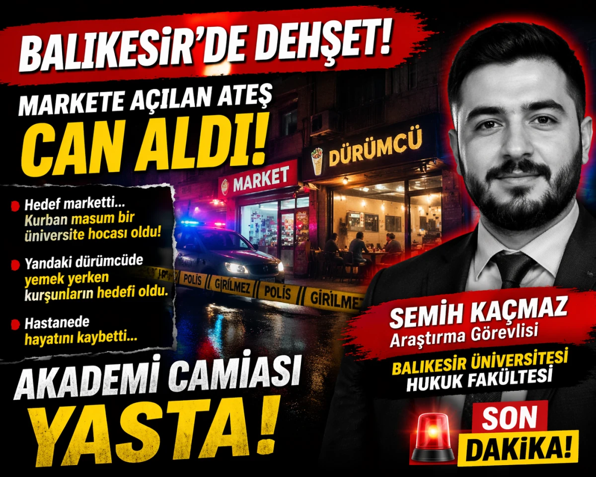Yanlış Hedef, B&uuml;y&uuml;k Acı! Gen&ccedil; Akademisyen Hayatını Kaybetti.