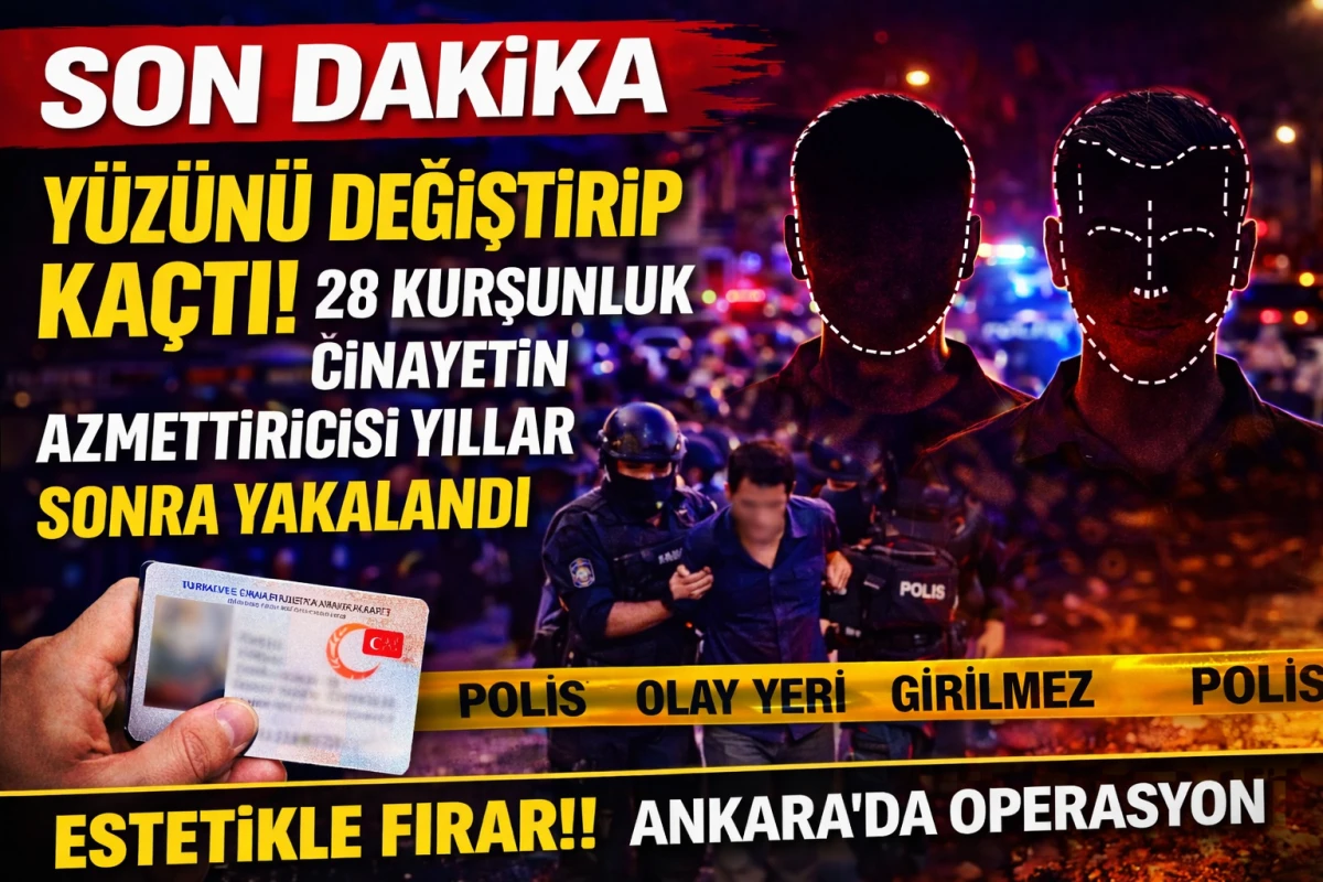 Yılların firarisi yakalandı! Estetik ile y&uuml;z değiştirmiş.
